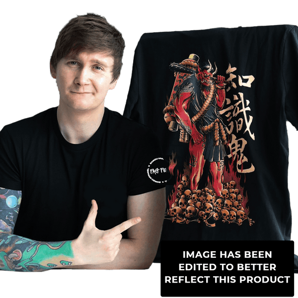 Knowledge Demon 2.0 T-Shirt **ALT PRINT** - Saikou Apparel